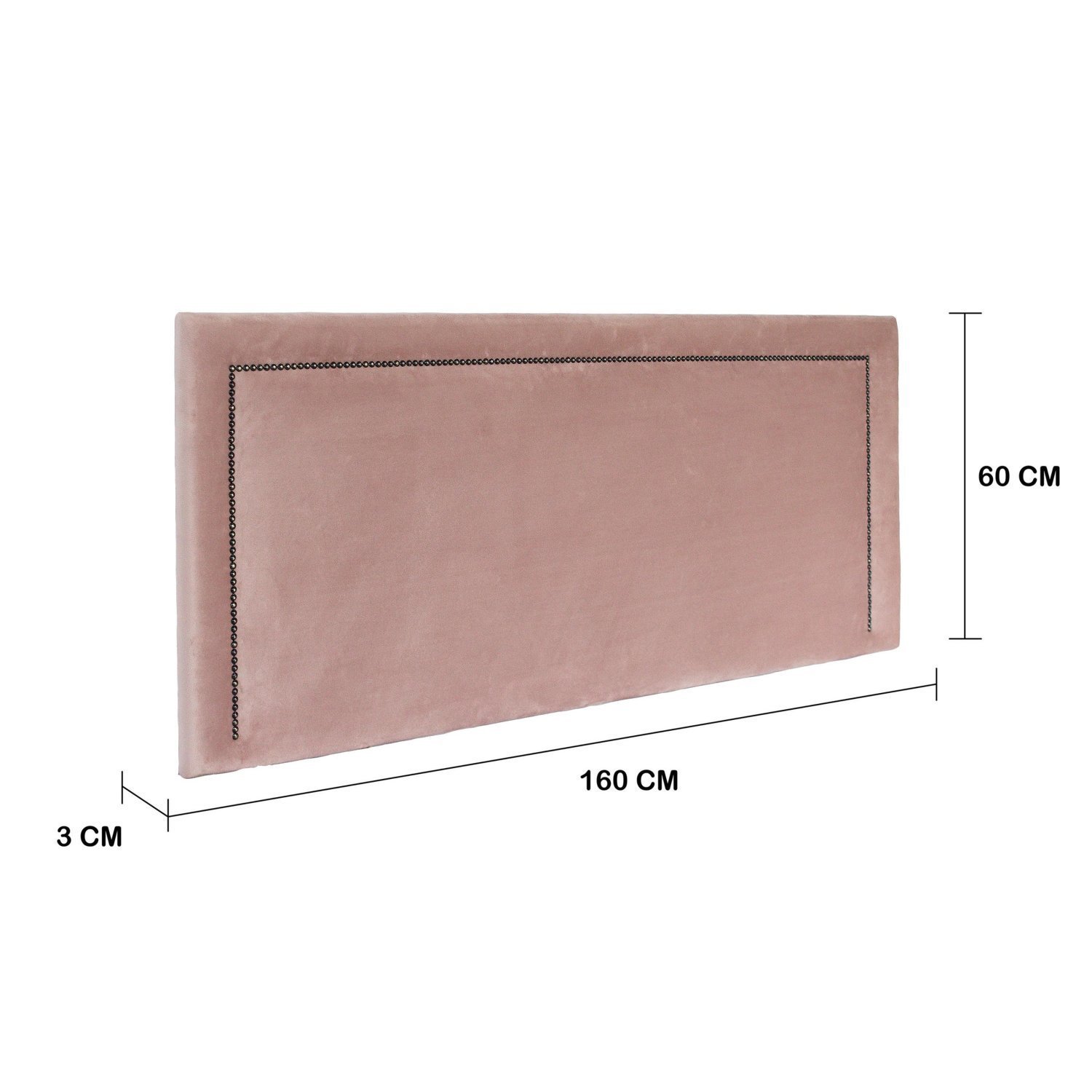 Cabeceira Queen Estofada para Cama Box Reta Luxo com Tachas 160x60cm - 3