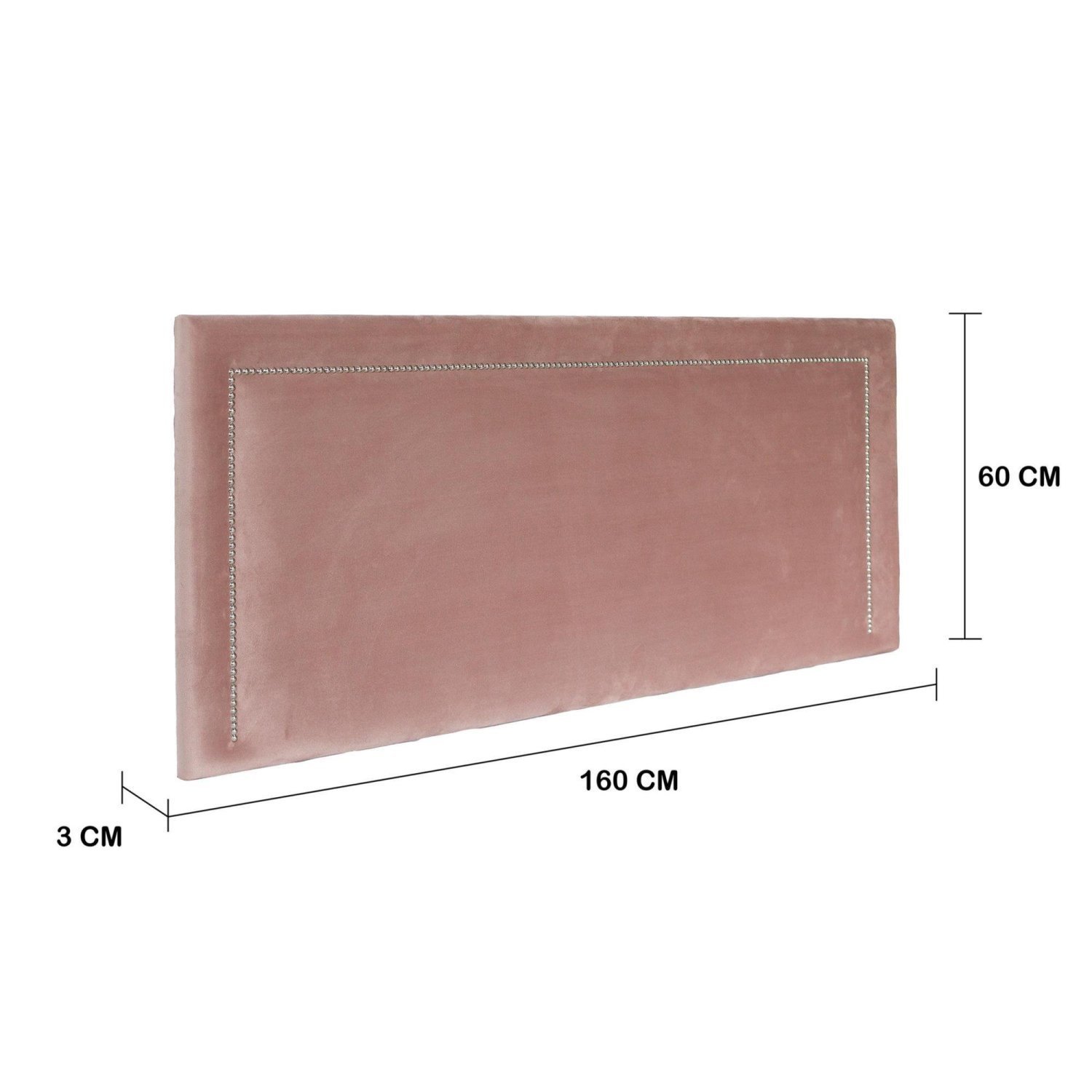 Cabeceira Queen Estofada para Cama Box Reta Luxo com Tachas 160x60cm - 3