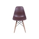 Ver imagem 3 de Cadeira de Jantar Eames na Cor Café Base Madeira Eiffel Sala Cozinha
