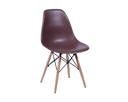Ver imagem 1 de Cadeira de Jantar Eames na Cor Café Base Madeira Eiffel Sala Cozinha