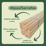 10 Ripas Sarrafos Pinus 1x2x30cm Aplainado Artesanato - 5