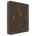 Ver imagem 3 de Guarda Roupas Solteiro 6 Portas 2 Gavetas Magistral