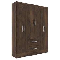 Guarda Roupas Solteiro 6 Portas 2 Gavetas Magistral - 3