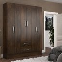 Ver imagem 1 de Guarda Roupas Solteiro 6 Portas 2 Gavetas Magistral