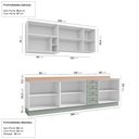 Ver imagem 4 de Cozinha Modulada 6 Peças com Tampo 3 Aéreos 3 Balcões CabeCasa MadeiraOriginals
