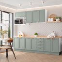 Ver imagem 2 de Cozinha Modulada 6 Peças com Tampo 3 Aéreos 3 Balcões CabeCasa MadeiraOriginals