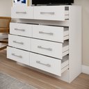 Ver mais imagens de Cômoda para Quarto 8 Gavetas Imperatriz Branco