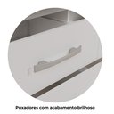 Ver imagem 6 de Cômoda para Quarto 8 Gavetas Imperatriz Branco