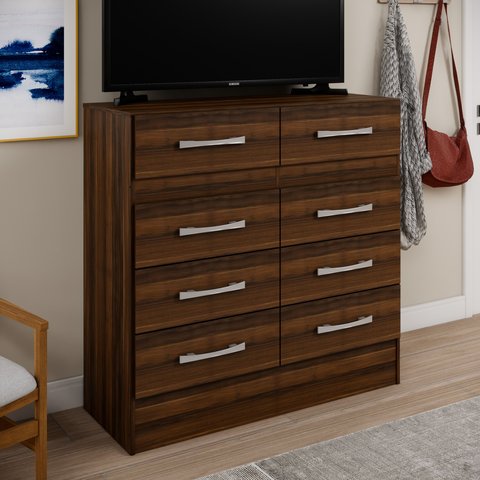 Cômoda para Quarto 8 Gavetas Imperatriz