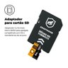 Cartão de Memória Turbo 64gb U3 + Adaptador Pendrive Nano Slim + Adaptador Sd - Gorila Shield - 3