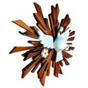 Ver imagem 2 de Divino Espirito Santo Resplendor Artesanal Madeira Maciça