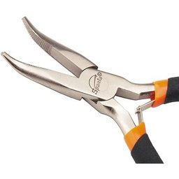 Mini Alicate Bico Meia Cana Curvo 5 Polegadas 130 Mm Niquelado - 2