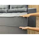 Ver imagem 6 de Sofá Retrátil Reclinável 2,50 m Cinza 330 Baruqui