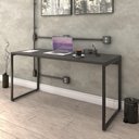 Ver imagem 5 de Mesa De Escritório Office 150cm Prisma C08 Preto Onix