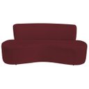 Ver imagem 4 de Sofá Curvo 3 Lugares Amsterdã 160cm Suede