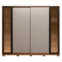 Ver imagem 4 de Guarda Roupa Casal 267cm Loreto Flex D02 Nogueira/nude - Mpozenato