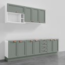 Ver imagem 3 de Cozinha Modulada 6 Peças Sem Tampo 3 Aéreos 3 Balcões CabeCasa MadeiraOriginals