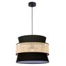 Lustre / Pendente Rústico Rattan Palhinha - Corumbau Preto - 2
