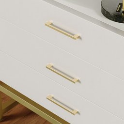 Puxador Liveri Il 950 Dourado Fosco Italy 96mm - 2