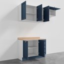 Ver imagem 5 de Cozinha Modulada 3 Peças com Tampo 2 Aéreos 1 Balcão CabeCasa MadeiraOriginals