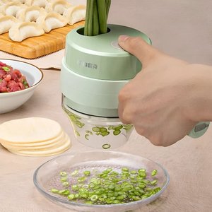 Processador Elétrico 2 em 1 Cortador e Fatiador de Legumes