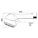 Ver imagem 5 de Chuveiro Ducha Eletrônica Potência 5500w/127v Branco Durín