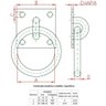 Argola para Parafusar Forsul - N°1 0 - Dourada - 2