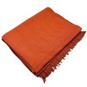 Ver imagem 1 de Manta para Sofá Cama Gigante Super King 400x180cm Algodão Terracota Panos do Lar