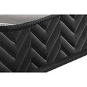 Ver imagem 6 de Cama Box Viúva: Colchão Espuma D45 Paropas Pasquale Wave Black + Base Crc Suede Black (128x188)
