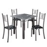 Conjunto de Jantar Mesa 70x70cm Tampo de Granito Topázio com 4 Cadeiras Sara Yescasa - 2