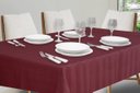 Ver imagem 2 de Toalha Mesa Jacquard Listrado 10 Lugares 300x160cm Admirare:Carmim/Listras