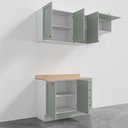 Ver imagem 5 de Cozinha Modulada 3 Peças com Tampo 2 Aéreos 1 Balcão CabeCasa MadeiraOriginals