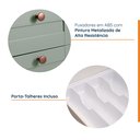 Ver mais imagens de Cozinha Planejada 3 Peças sem Tampo 2 Aéreos 1 Balcão CabeCasa MadeiraOriginals Verde/Branco/Menta