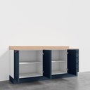 Ver imagem 5 de Cozinha Modulada 2 Peças com Tampo 2 Balcões CabeCasa MadeiraOriginals Azul/Branco