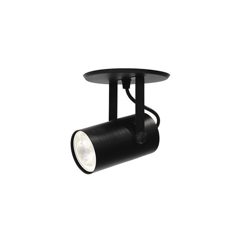 Spot Móvel Taschibra Cannon para 1 Lâmpada Par 20 E27 Bivolt Preto