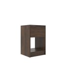 Ver imagem 2 de Mesa de Cabeceira Bravo com Gaveta e Nicho Marrom