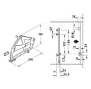 Ver imagem 3 de Kit Sapateira Basculante Hafele Branca 296x199mm com 2 Compartimentos 1 Kit