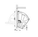 Ver imagem 4 de Kit Sapateira Basculante Hafele Branca 296x199mm com 2 Compartimentos 1 Kit