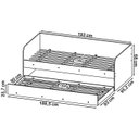 Ver imagem 5 de Sofa Cama Solteiro com Auxiliar Cm8032 Branco Tecno Mobili