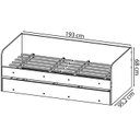 Ver imagem 4 de Sofa Cama Solteiro com Auxiliar Cm8032 Branco Tecno Mobili