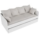 Ver imagem 7 de Sofa Cama Solteiro com Auxiliar Cm8032 Branco Tecno Mobili