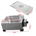 Ver imagem 2 de Derretedeira Industrial 1 Cuba 5kg em Inox - Dr.2.151/52