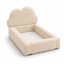 Ver imagem 1 de Cama Infantil Montessoriana c/ Colchão Antialérgico 100x1.75:Boucle Creme