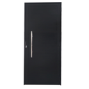 Ver imagem 3 de Porta de Giro Alumínio Preto Lambril C/puxador 80cm Maxx