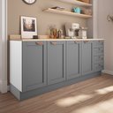 Ver imagem 2 de Cozinha Modulada 2 Peças com Tampo 2 Balcões CabeCasa MadeiraOriginals