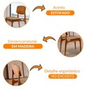 Ver imagem 4 de Conjunto com 2 Cadeiras Malta Gold Moderna Mobília Turim 07-cinam.imbuia