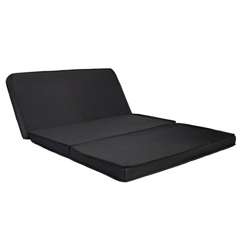 Colchão de Casal Dobrável com Design Inteligente e Confortável para Viagem, Camping e Visitas.