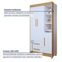 Ver imagem 6 de Quarto de Bebê Guarda Roupa 3 Portas e Cômoda 100% MDF Nina
