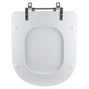 Ver imagem 5 de Assento Sanitário Tampa de Vaso Branco Mdf Laqueado Level para Bacia Deca