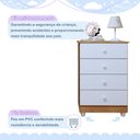 Ver imagem 7 de Quarto de Bebê Cômoda Berço e Guarda Roupa com Colchão Nina